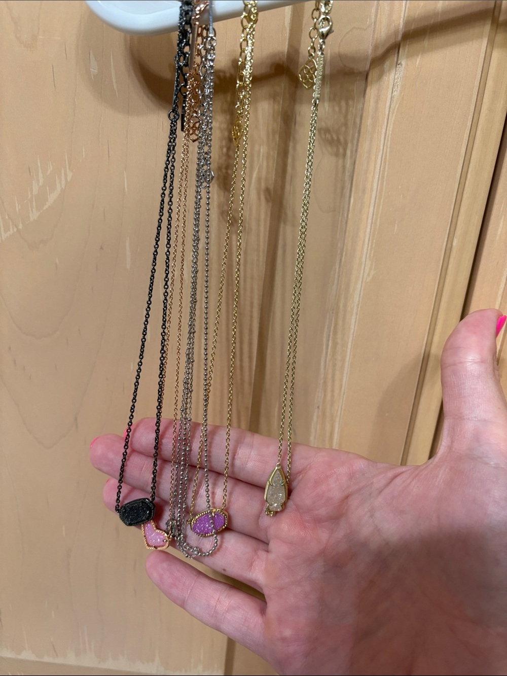 Kendra Scott Drusy Necklace lot - Picture 3 of 3